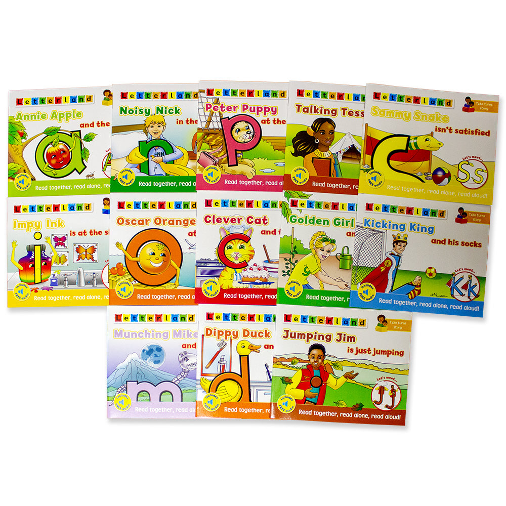 Letterland: My Alphabet Storybooks 26 Book Collection | Readers