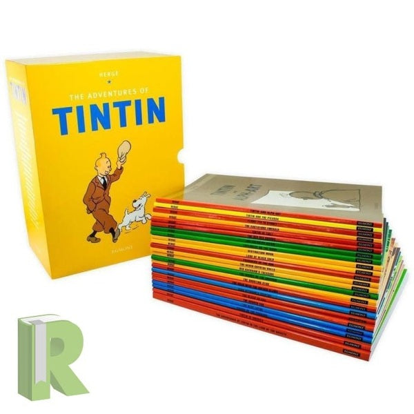 Adventure Stories Of Tintin 23 Book Box Set | Readers Warehouse