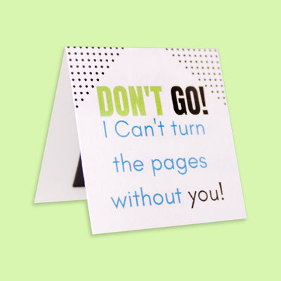 Bookmark Magnetic - I Cant Turn The Pages Without You - Readers Warehouse