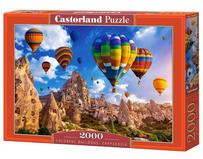 Colorful Balloons Cappadocia 2000 Piece Puzzle Box Set - Readers Warehouse