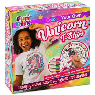 Colour Your Own Unicorn T-Shirt Box Set - Readers Warehouse