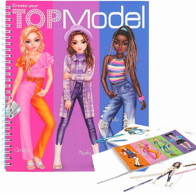 Create Your TOPModel Colouring Book - Readers Warehouse