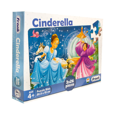 Fairytale Cinderella 3x26 Pieces Puzzles Box Set - Readers Warehouse