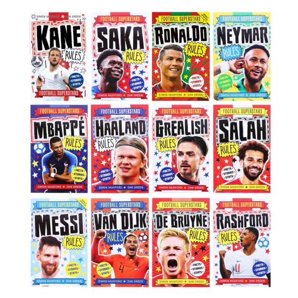 Football Superstars 12 Book Pack | Readers Warehouse