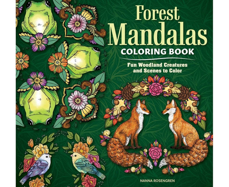Forest Mandalas Coloring Book