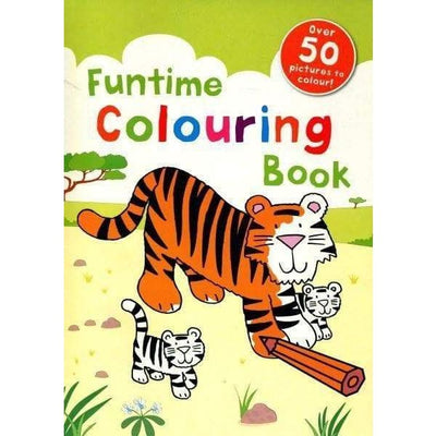 Funtime Coolouring Book: Tiger - Readers Warehouse