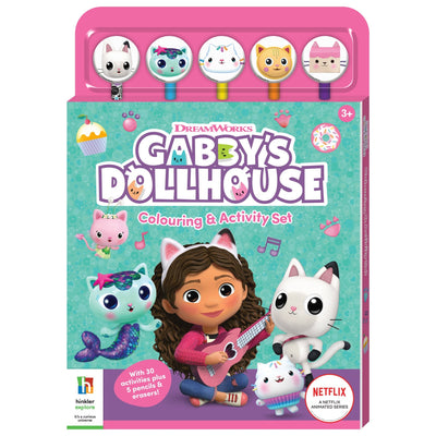 Gabby's Dollhouse Colouring & Activity Set - Readers Warehouse