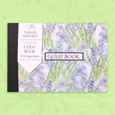 Guest Book Plain (Hyacinth) - Readers Warehouse