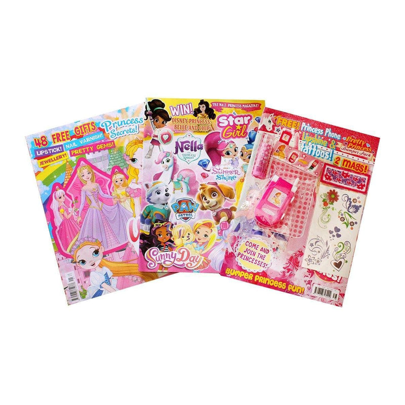 Kids Magazine Pretty Princess Phone Lipshine And Tattoos Activity Pack - Readers Warehouse