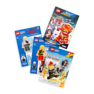 Lego 4 Books With 4 Minifigurines - Readers Warehouse