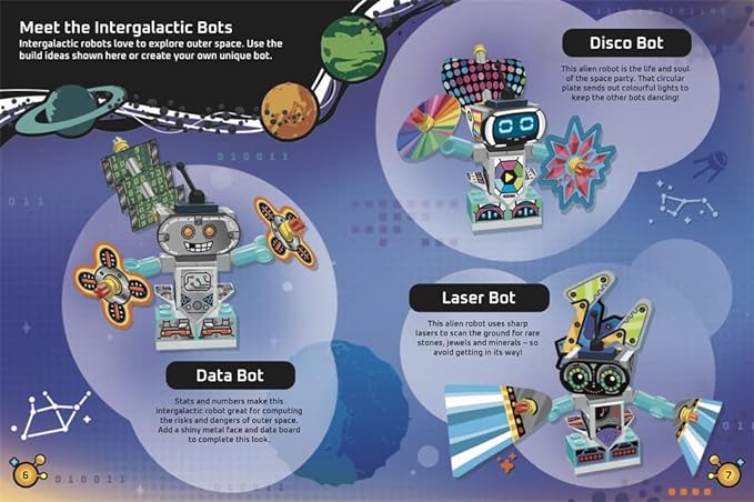 LEGO® Books: Build and Stick: Robots - Readers Warehouse