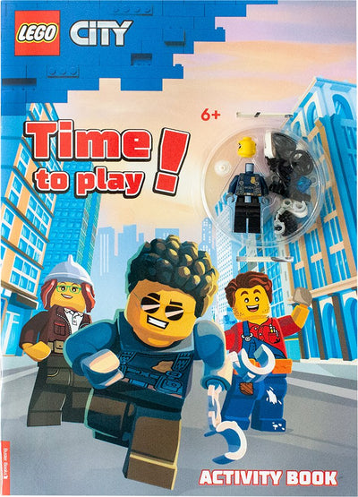 Lego City Time to Play Duke Detain Activity Book - Readers Warehouse