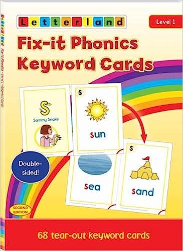 Letterland Fix-it Phonics - Level 1 - Keyword Cards - Readers Warehouse