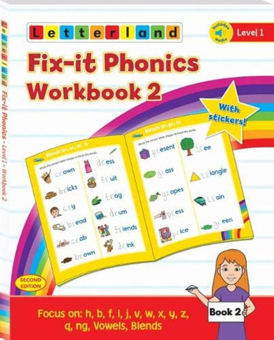 Letterland Fix-it Phonics - Level 1 - Workbook 2 - Readers Warehouse