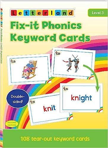 Letterland Fix-it Phonics - Level 3 - Keyword Cards - Readers Warehouse