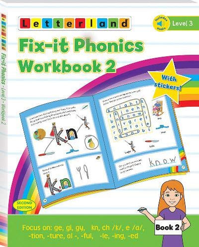 Letterland Fix-it Phonics - Level 3 - Workbook 2 (2nd Edition) - Readers Warehouse