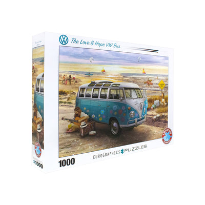 Love And Hope Volkswagen Bus - 1000 Piece Puzzle - Readers Warehouse