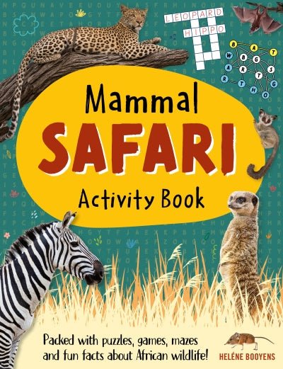 Mammal Safari Activity Book - Readers Warehouse
