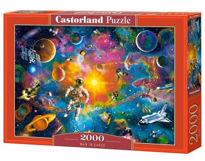 Man in Space 2000 Piece Puzzle Box Set - Readers Warehouse