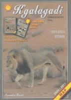Map Of The Kgalagadi Transfrontier Park 2020 - 2021 - Readers Warehouse