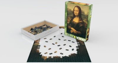 Mona Lisa 1000 Piece Puzzle Box Set - Readers Warehouse