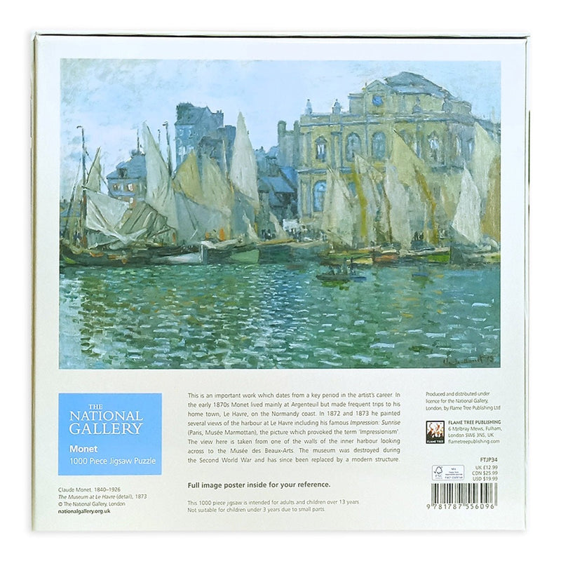 Monet The Museum At Le Havre - 1000 Piece Puzzle - Readers Warehouse