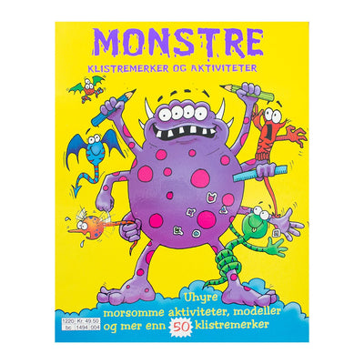 Monstre - Klistermerker Og Aktiviteter (Norwegian) - Readers Warehouse