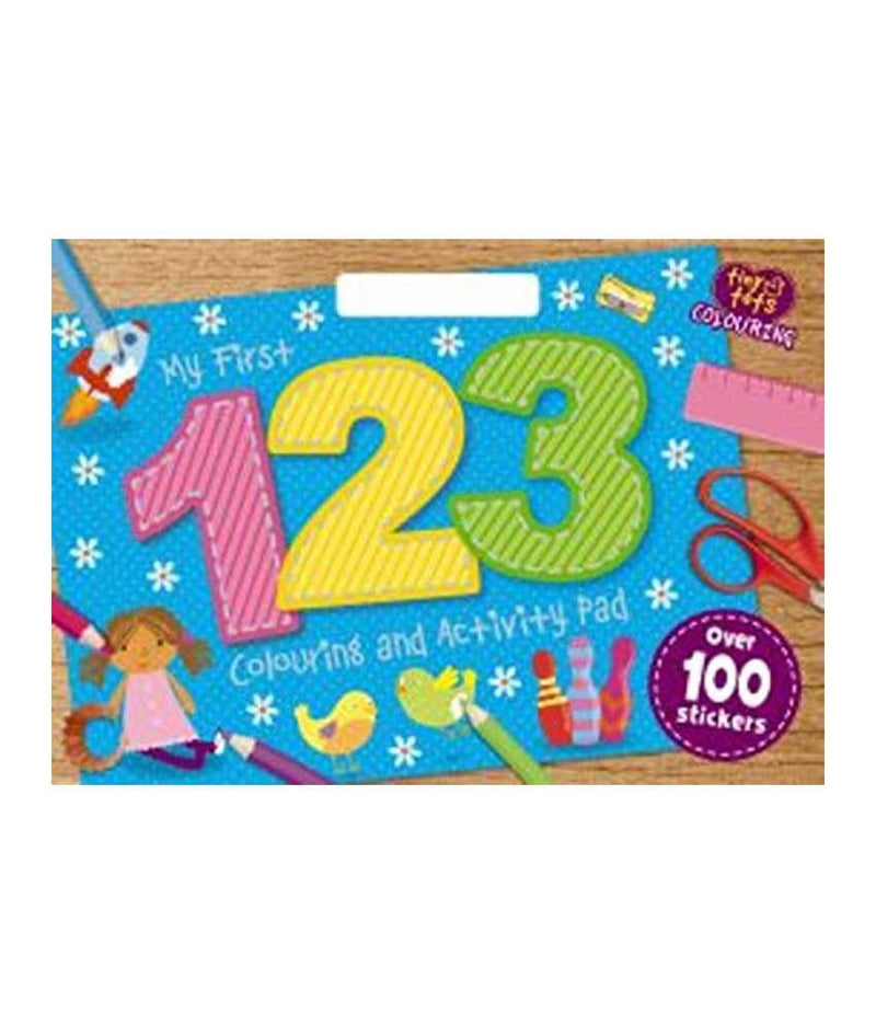 My First 123 Colouring Activity Book Pad - Readers Warehouse