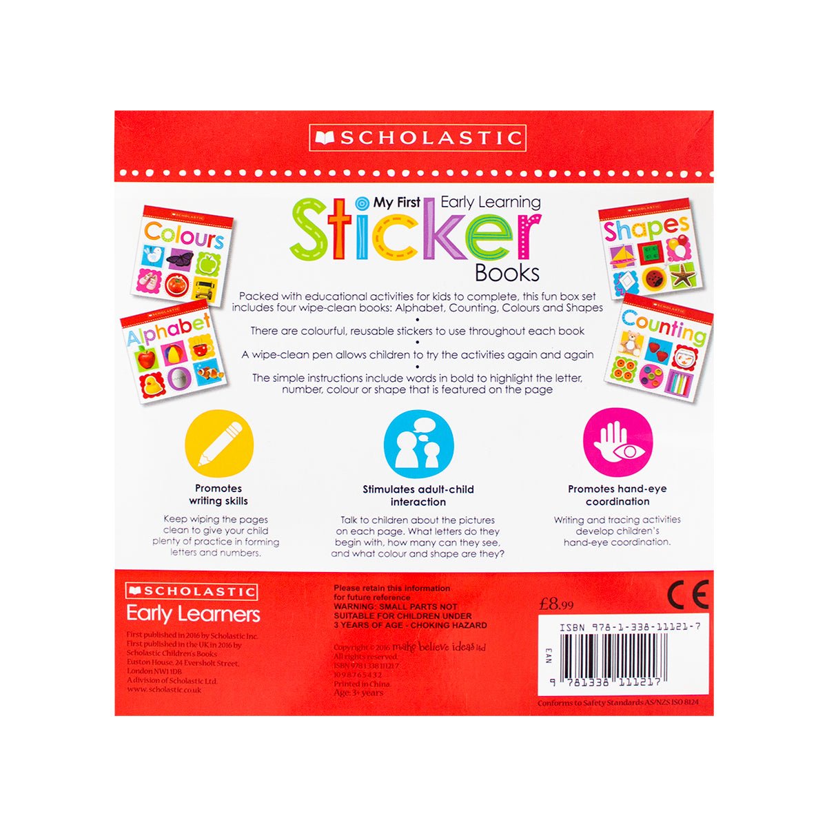Early Readers Sticker My First Early Learning Sticker Books - Box Set | Readers Warehouse