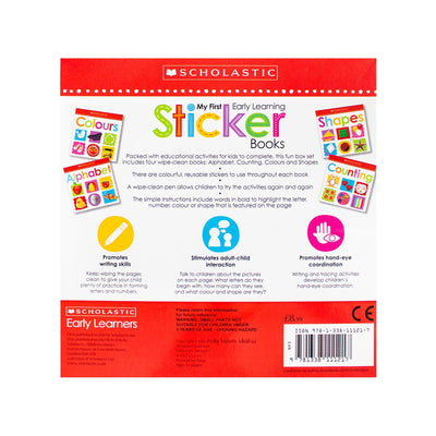 My First Early Learning Sticker Books - Box Set - Readers Warehouse
