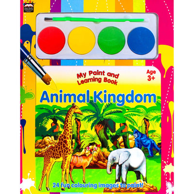 My Paint And Learning Books Animal Kingdom - Readers Warehouse