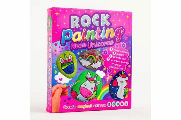 Neon Unicorns Rock Painting Box Set - Readers Warehouse