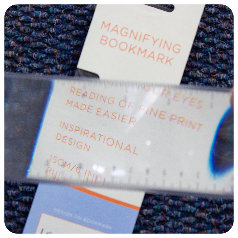 Never Stop Reading Magnifying Bookmark - Readers Warehouse