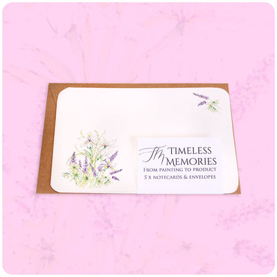 Cape Iris Note Cards & Envelopes Pack