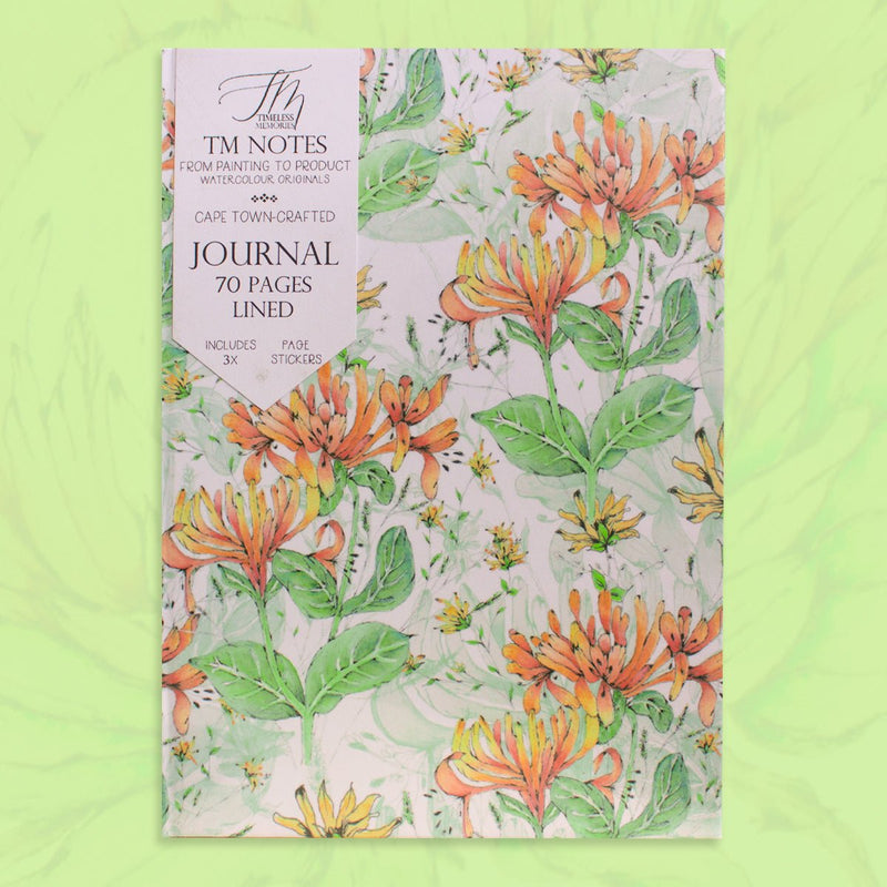 Notebook Journal A5 Lined Binding Honeysuckle - Readers Warehouse