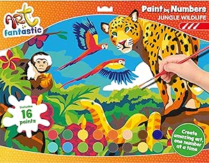 Paint by Numbers Jungle Wildlife Pack - Readers Warehouse