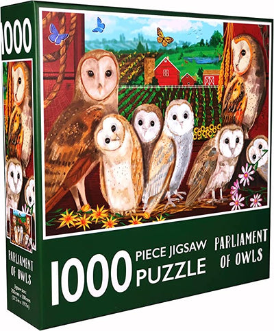 Parliament Of Owls - 1000 Piece Puzzle - Readers Warehouse