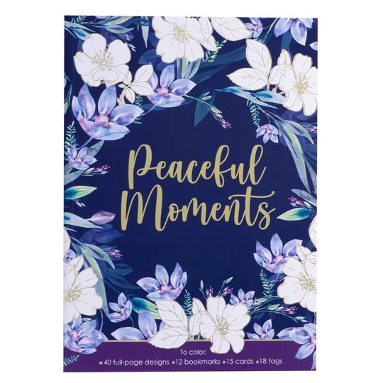 Peaceful Moments Coloring Book - Readers Warehouse