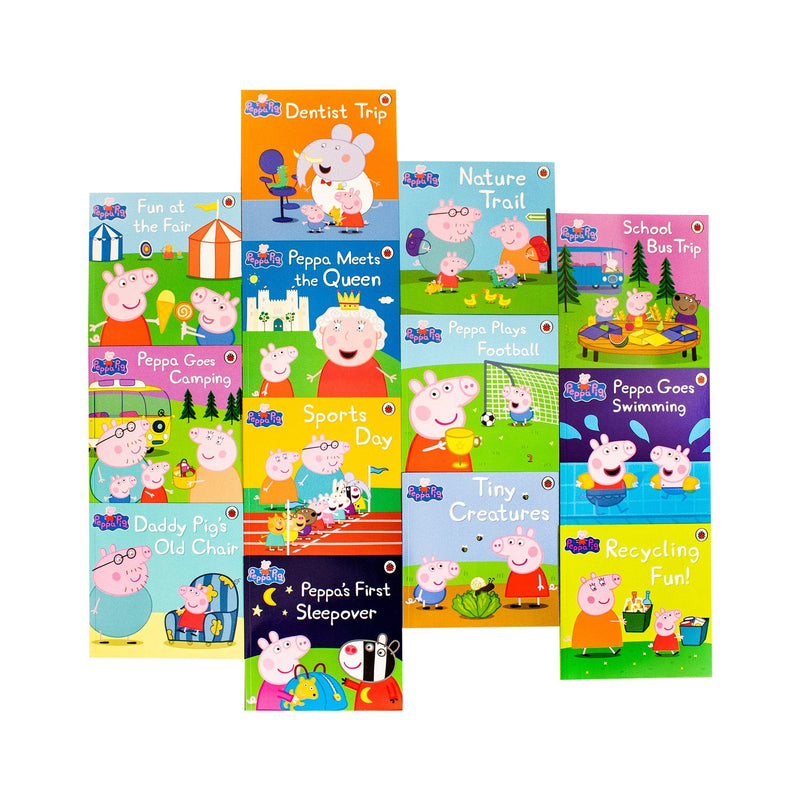 Peppa Pig 13 Books and 2 CD Collection Pack - Readers Warehouse