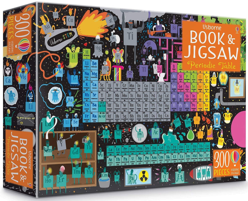 Periodic Table - 300 piece jigsaw and book - Readers Warehouse