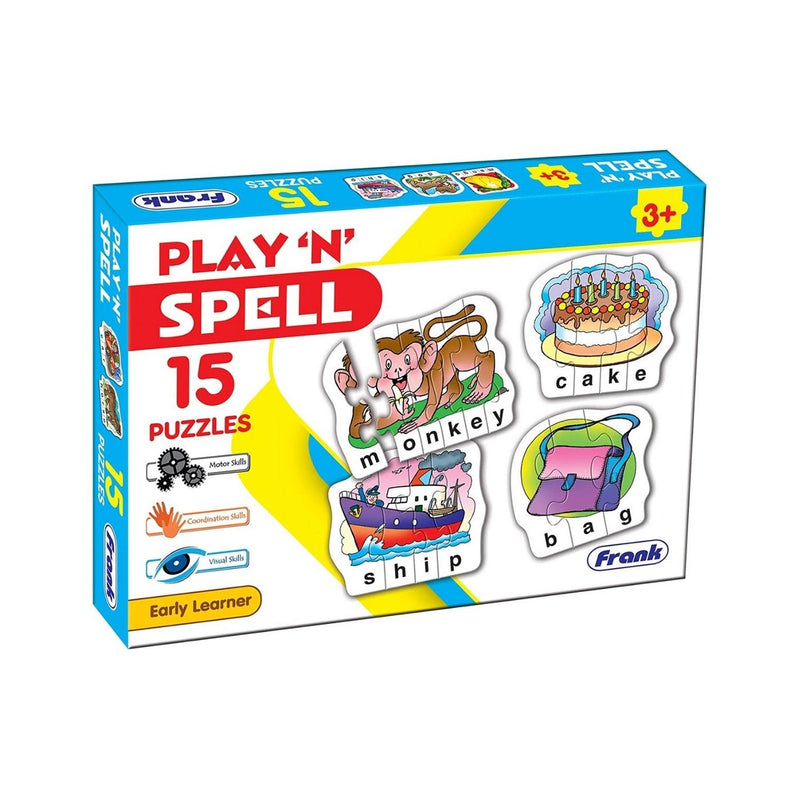 Play N Spell - 15 Piece Puzzle - Readers Warehouse