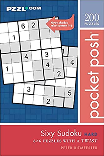 Pocket Posh Sixy Sudoku Hard - Readers Warehouse