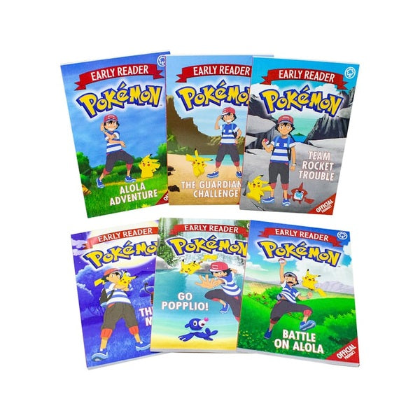 Pokemon Text Reader Pokémon Early Reader 6 Book Collection | Readers Warehouse
