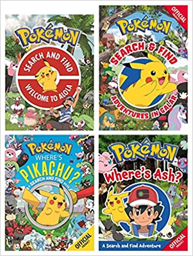Pokémon Search and Find 4 Book Pack - Readers Warehouse