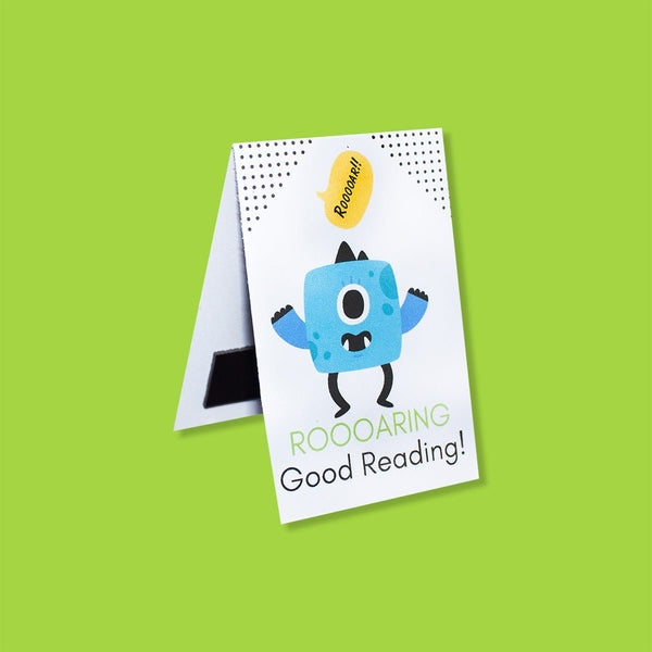 Monster Roaring Good Reading Magnetic Bookmark | Readers Warehouse