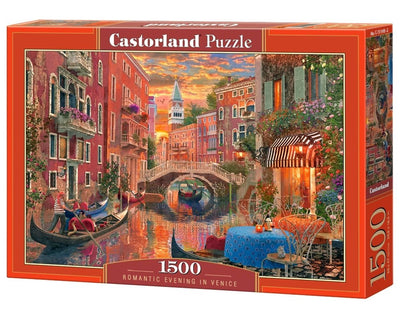 Romantic Evening in Venice 1500 Piece Puzzle Box Set - Readers Warehouse