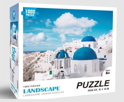 Santorini - 1000 Piece Puzzle - Readers Warehouse