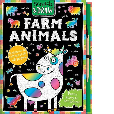 Scratch And Draw - Farm Animals - Readers Warehouse