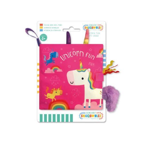 Sensory Snuggables - Unicorn Fun Cloth Book - Readers Warehouse