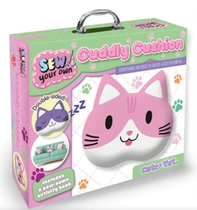 Sew Your Own Cuddly Cushion Cute Cat Box Set - Readers Warehouse